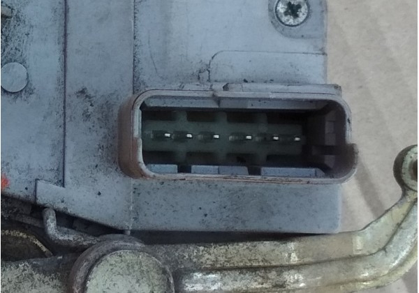 Замок передньої лівої дверки електричний Citroen C8, Peugeot 807, 6 pin, 9135L4